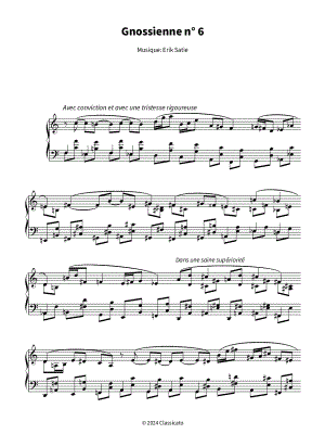 Gnossienne No. 6