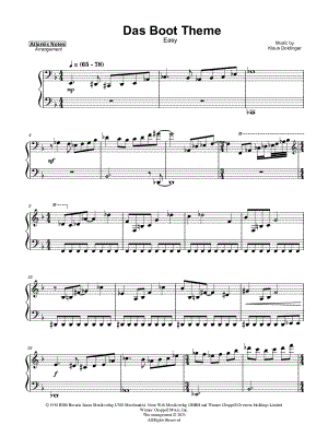 Das Boot Theme [easy]