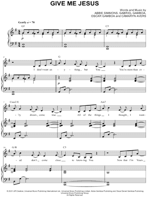 Give Me Jesus - Abbie Gamboa / UPPERROOM