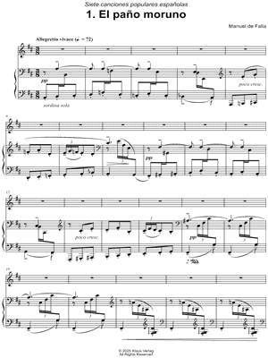 El paño moruno - Manuel de Falla