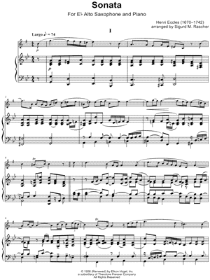 Sonata - Piano Accompaniment