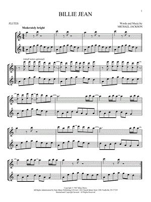 Billie Jean - Flute Duet
