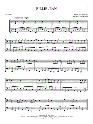 Billie Jean - Cello Duet