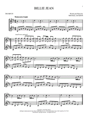 Billie Jean - Trumpet Duet