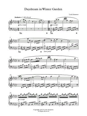 Daydream in Winter Garden