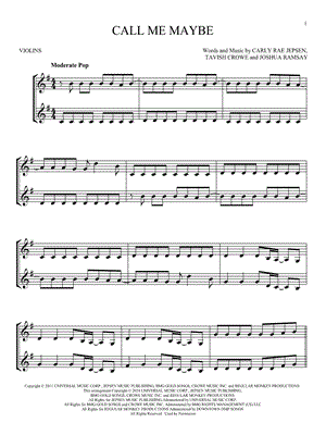 Call Me Maybe - Violin Duet