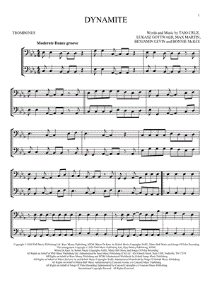 Dynamite - Trombone Duet