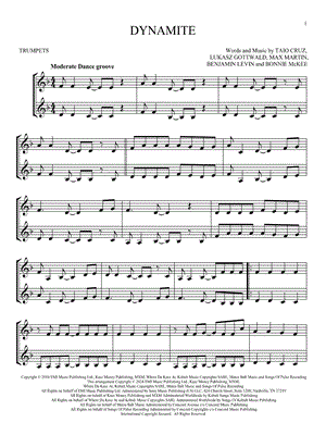 Dynamite - Trumpet Duet