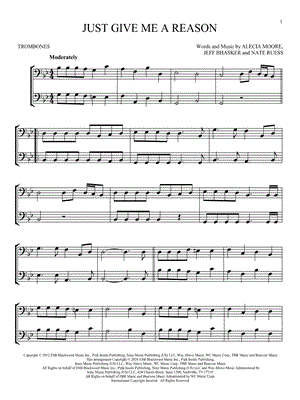 Just Give Me a Reason - Trombone Duet