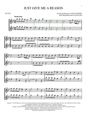 Just Give Me a Reason - Flute Duet
