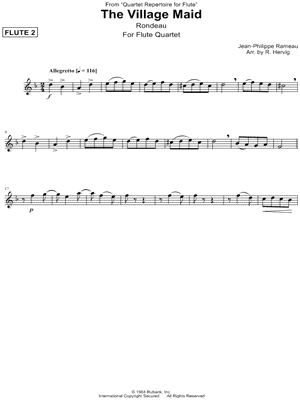 The Village Maid (Rondeau) - Flute 2