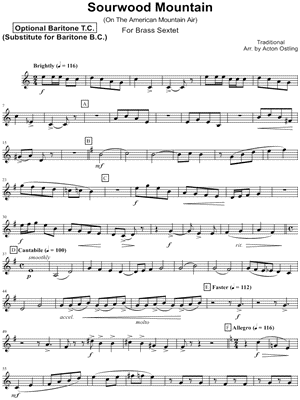 Sourwood Mountain - Baritone T.C.