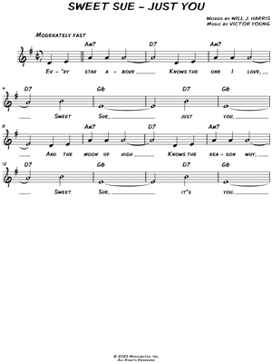 Sweet Sue - Just You [chorus only]