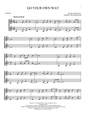 Go Your Own Way - Violin Duet
