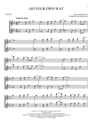 Go Your Own Way - Flute Duet