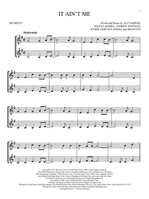 It Ain't Me - Trumpet