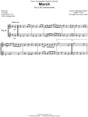 March - Bb Instrument Duet