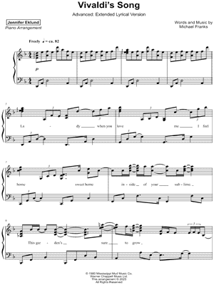 Vivaldi's Song [advanced - extended lyrical]