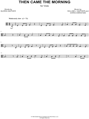 Then Came the Morning - Viola