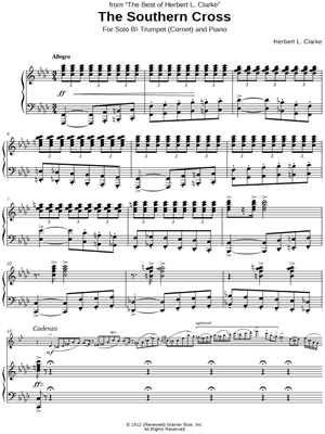 The Southern Cross - Piano Accompaniment