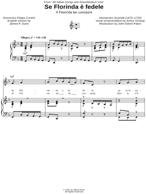 Se Florindo e fedele - Medium Low