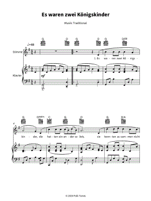 Es waren zwei Königskinder