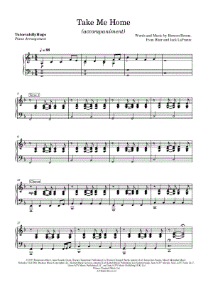 Take Me Home [accompaniment only]