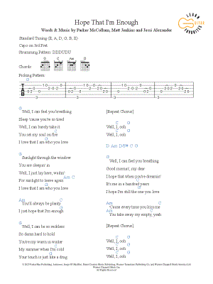 Hope That I'm Enough