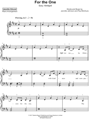 For the One [easy - abridged]