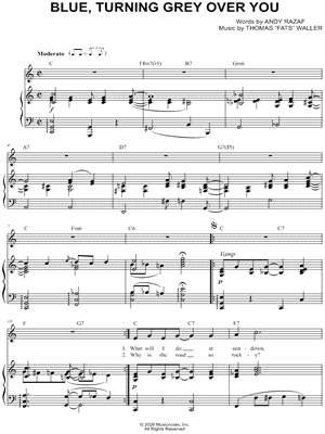 Blue Turning Grey Over You