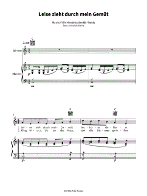 Leise zieht durch mein Gemüt