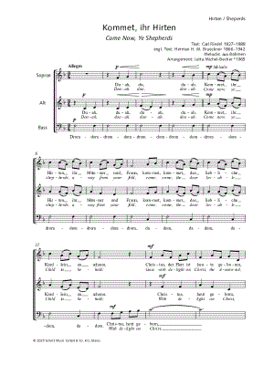 Kommet ihr Hirten (Come Now, Ye Shepherds)