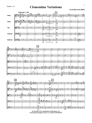 Clementine Variations (Grade 2.5)
