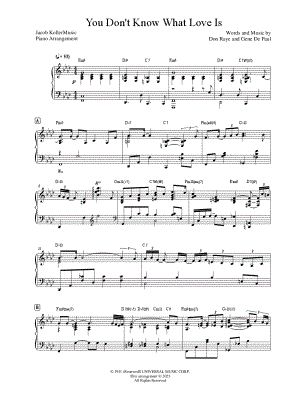 You Don't Know What Love Is