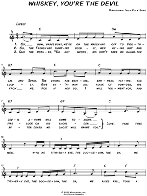 Whiskey, You're the Devil