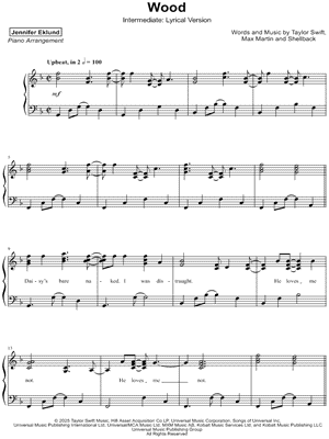 Wood [intermediate - lyrical]