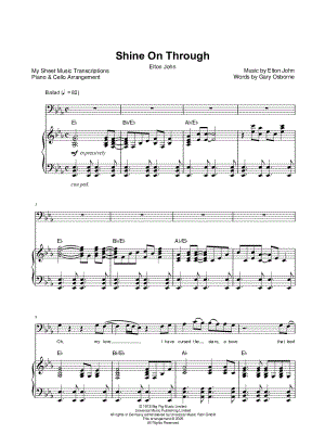 Shine on Through - Cello & Piano