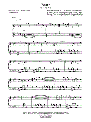 Water (Pop Piano Perth)