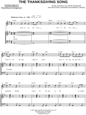 The Thanksgiving Song