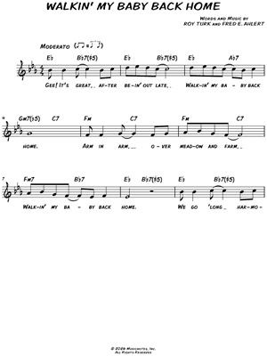 Walkin' My Baby Back Home