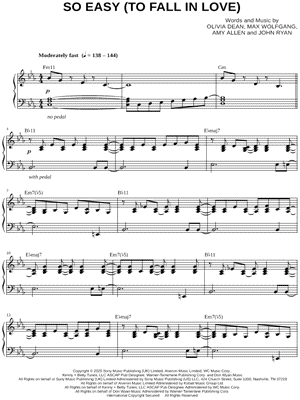 So Easy (To Fall in Love)