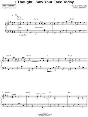 I Thought I Saw Your Face Today