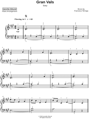 Gran Vals [easy]