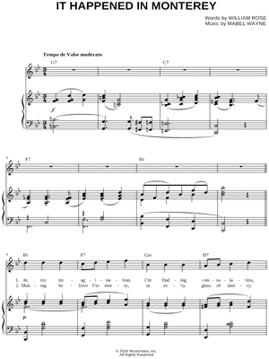 It Happened In Monterey