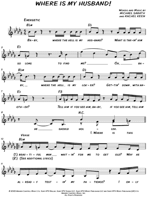 WHERE IS MY HUSBAND!