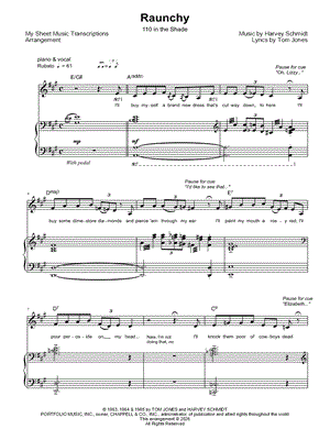 Raunchy (110 in the Shade)