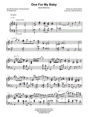 One for My Baby (Dave McKenna)