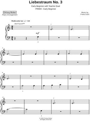 Liebestraum No. 3 [early beginner]