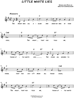 Little White Lies [chorus only]