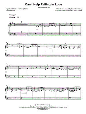 Can't Help Falling in Love (Leandro Amor Trio)